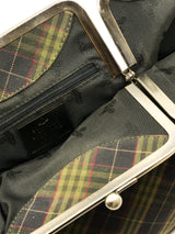 Vivienne Westwood Tartan Printed Kisslock Bag Accessory arcadeshops.com