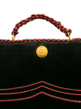 Roberta di Camerino Velvet Top Handle Bag Accessory arcadeshops.com