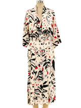 Chloe Abstract Printed Midi Dress Dress arcadeshops.com