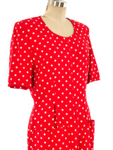 Givenchy Polka Dot Crepe Dress Dress arcadeshops.com