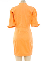 Thierry Mugler Peach Mini Dress Dress arcadeshops.com