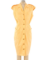 Thierry Mugler Sleeveless Midi Dress Dress arcadeshops.com