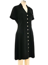 Thierry Mugler Pleated Shirt Dress Dress arcadeshops.com