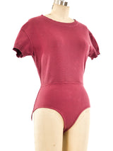 Alaia Mauve Knit Bodysuit Suit arcadeshops.com