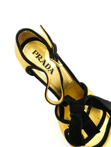 Prada Fairy Collection Orchid Heeled Sandal, 35 Accessory arcadeshops.com