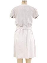 Thierry Mugler Perforated Leather Mini Dress Dress arcadeshops.com
