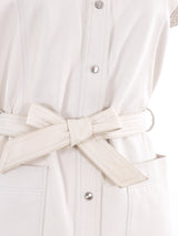 Thierry Mugler Perforated Leather Mini Dress Dress arcadeshops.com