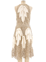 Sequin Embellished Sleeveless Crochet Dress Dress arcadeshops.com