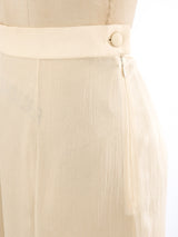 Christian Dior Chiffon Palazzo Pant Bottom arcadeshops.com
