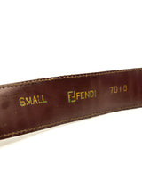 Fendi Embossed Logo Buckle Belt Accessory arcadeshops.com