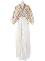 Zandra Rhodes Printed Pleated Ensemble Dress arcadeshops.com