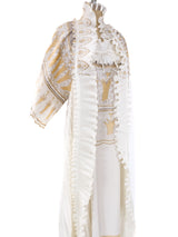 Zandra Rhodes Printed Pleated Ensemble Dress arcadeshops.com