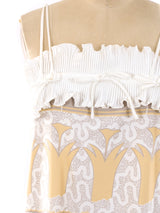 Zandra Rhodes Printed Pleated Ensemble Dress arcadeshops.com