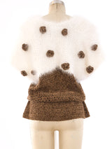 Angora Tie Waist Sweater Top arcadeshops.com