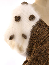 Angora Tie Waist Sweater Top arcadeshops.com