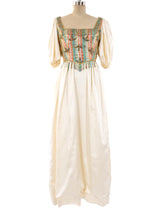 Victor Costa Beaded Bodice Gown Dress arcadeshops.com