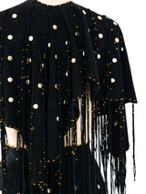 Jan Faulkner Studded Leather Fringe Ensemble Suit arcadeshops.com
