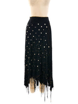 Jan Faulkner Studded Leather Fringe Ensemble Suit arcadeshops.com