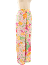 Kenzo Silk Floral Pants Bottom arcadeshops.com
