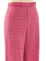 1970's Givenchy Monogram Knit Pants Bottom arcadeshops.com