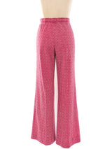 1970's Givenchy Monogram Knit Pants Bottom arcadeshops.com