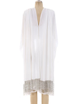 Beaded Fringe Caped Knit Dress Dress arcadeshops.com