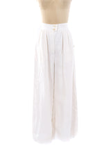 Chanel Linen High Waist Pants Bottom arcadeshops.com