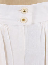 Chanel Linen High Waist Pants Bottom arcadeshops.com