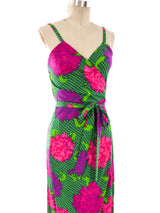Ken Scott Floral Wrap Dress Dress arcadeshops.com