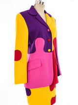 Moschino Puzzle Skirt Suit Suit arcadeshops.com