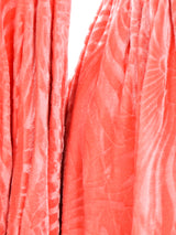 Pink Velvet Lace Up Maxi Dress Dress arcadeshops.com
