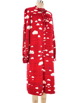 Hanae Mori Cloud Print Dress Dress arcadeshops.com