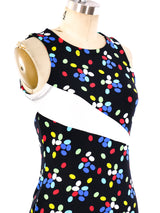 Versus by Gianni Versace Dot Printed Tank Dress Dress arcadeshops.com