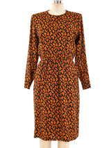 Yves Saint Laurent Paisley Printed Midi Dress Dress arcadeshops.com