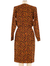 Yves Saint Laurent Paisley Printed Midi Dress Dress arcadeshops.com