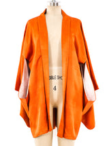 Burnt Orange Haori Kimono Jacket arcadeshops.com