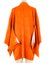 Burnt Orange Haori Kimono Jacket arcadeshops.com
