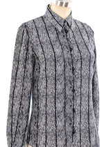 Versus by Gianni Versace Printed Blouse Top arcadeshops.com
