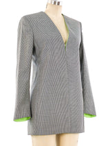 Gianni Versace Houndstooth Jacket Jacket arcadeshops.com