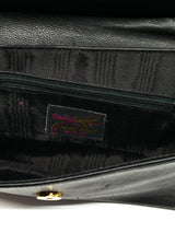 Carlos Falchi for Hanae Mori Snakeskin Convertible Clutch Accessory arcadeshops.com