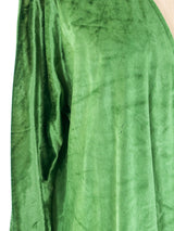 Halston IV Green Velvet Caftan Dress arcadeshops.com