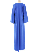 Halston IV Blue Jersey Caftan Dress arcadeshops.com