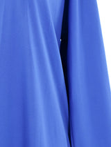 Halston IV Blue Jersey Caftan Dress arcadeshops.com