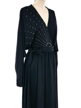 Lee Jordan Jersey Wrap Dress Dress arcadeshops.com