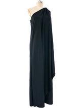 Halston IV One Shoulder Jersey Dress Dress arcadeshops.com