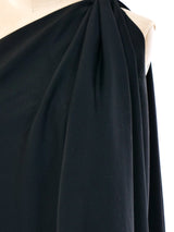 Halston IV One Shoulder Jersey Dress Dress arcadeshops.com
