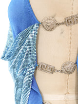 1994 Gianni Versace Open Buckled Chainmail Gown Dress arcadeshops.com