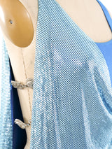 1994 Gianni Versace Open Buckled Chainmail Gown Dress arcadeshops.com