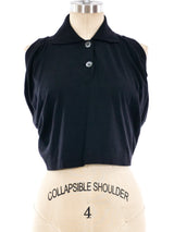 Romeo Gigli Cross Back Tank Top arcadeshops.com