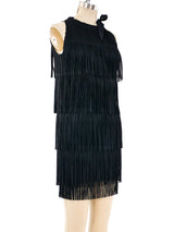 Issey Miyake Fringed Mini Dress Dress arcadeshops.com